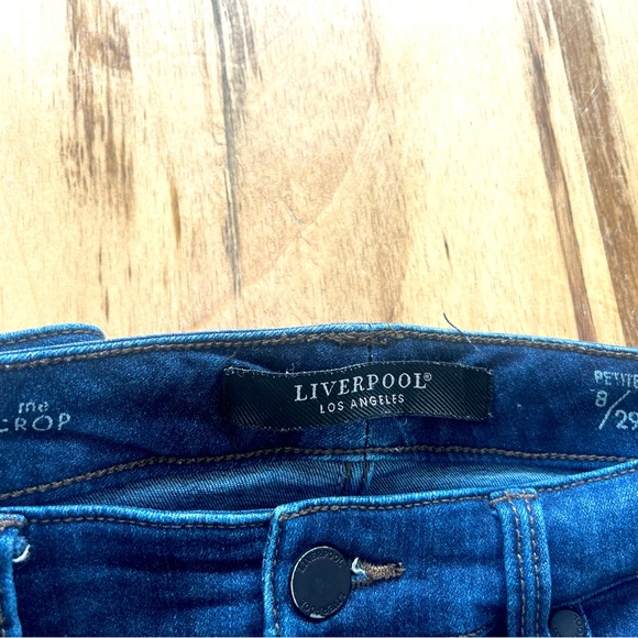 Liverpool Los Angeles Crop Jeans Size 8/29 - Picture 2 of 2